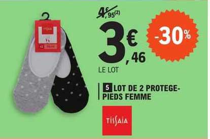 Lot De 2 Protège-pieds Femme Tissaia