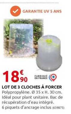 Lot De 3 Cloches à Forcer