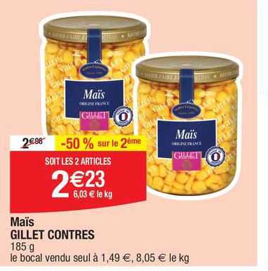 Maïs Gillet Contres