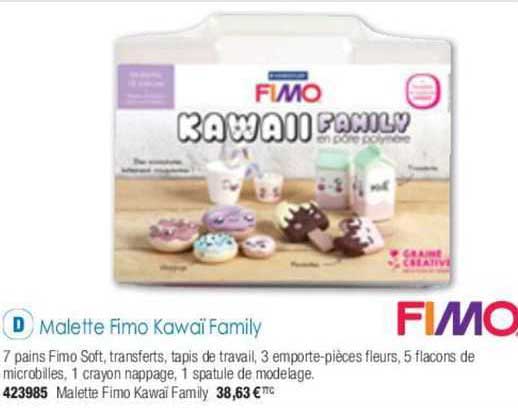 malette fimo kawaï family