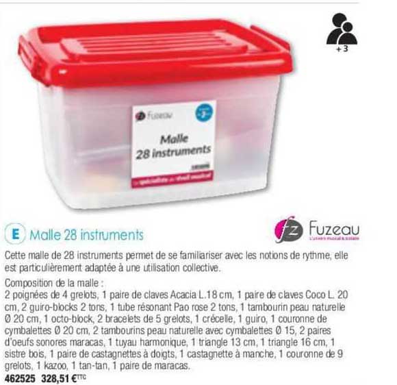 malle 28 instruments fuzeau