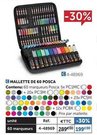 Mallette De 60 Posca