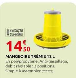 Mangeoire Trémie 12 L