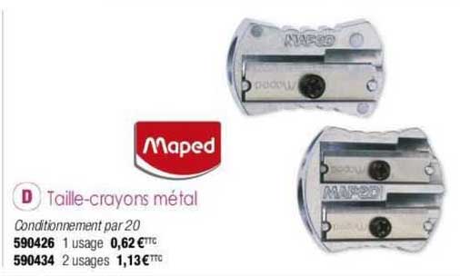 maped taille-crayons métal