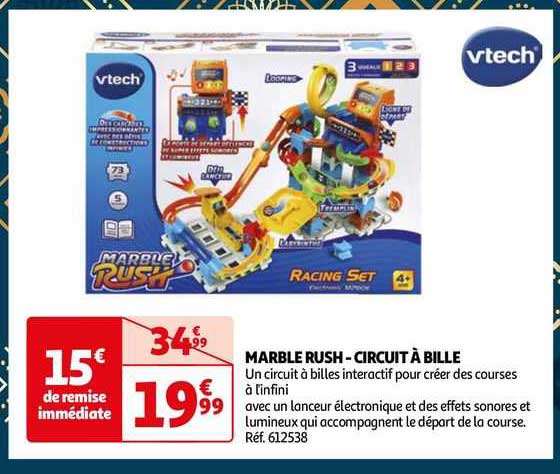 marble rush - circuit  à bille vtech