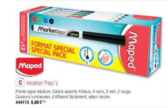 marker pep's maped