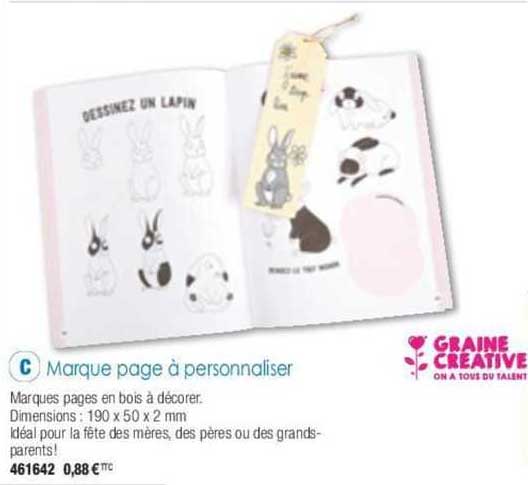 maruqe page à personnaliser graine creative