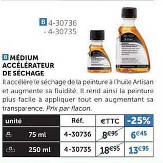 médium accélérateur de séchage