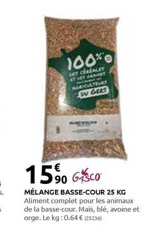 mélange basse-cour 25 kg