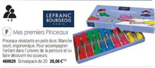 mes premiers pinceaux lefranc bourgeois