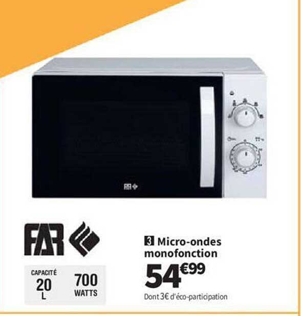 micro-ondes monofonction far