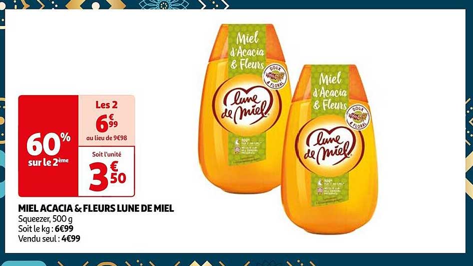 Miel Acacia & Fleurs Lune De Miel