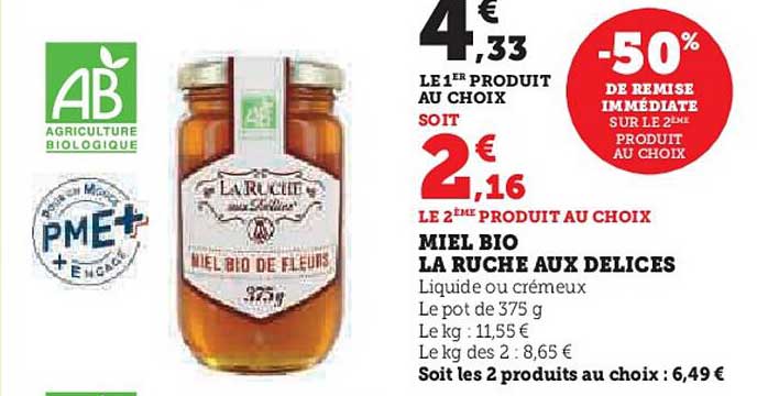miel bio la ruche aux délices