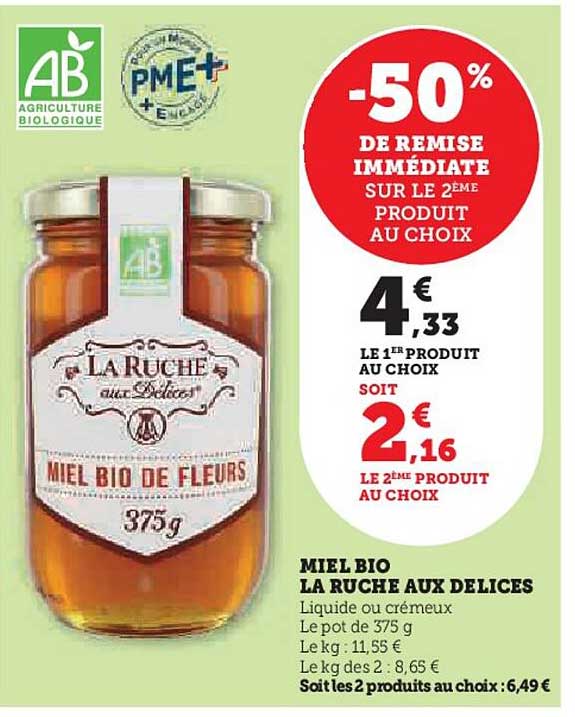 miel bio la ruche aux delices