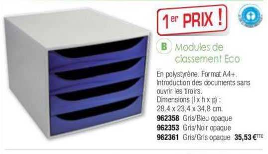 modules de classement eco