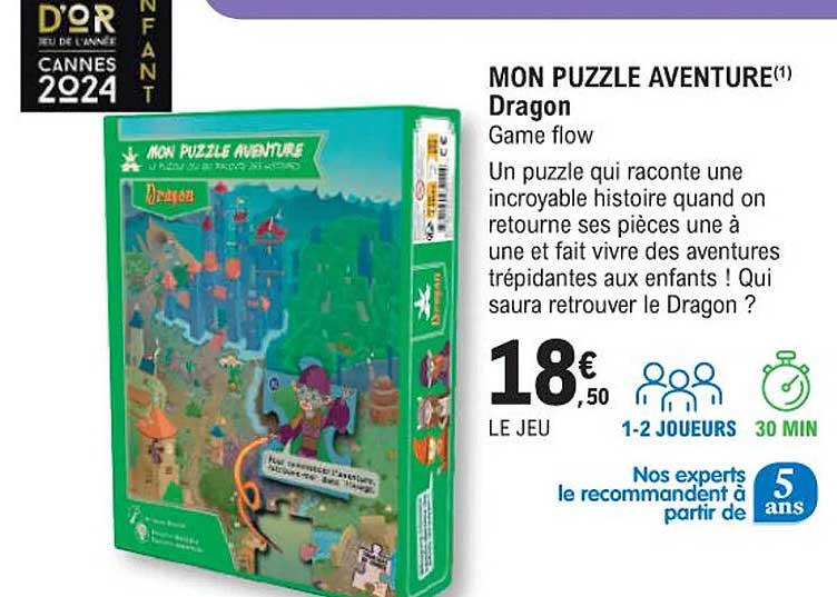 mon puzzle aventure - dragon