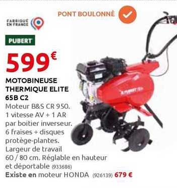 motobineuse thermique elite 65b c2 pubert