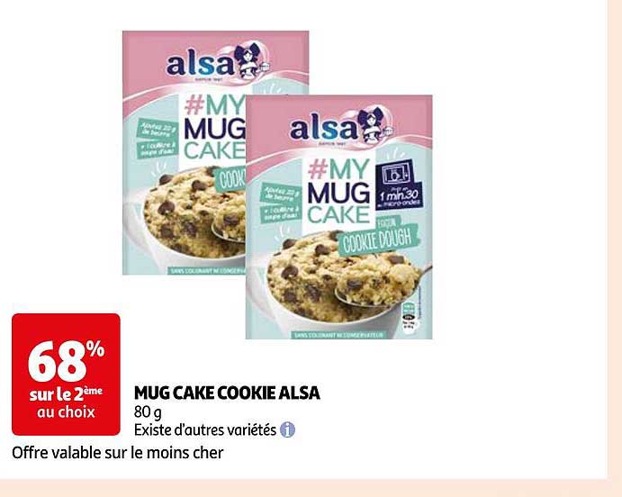 Mug Cake Cookie Alsa