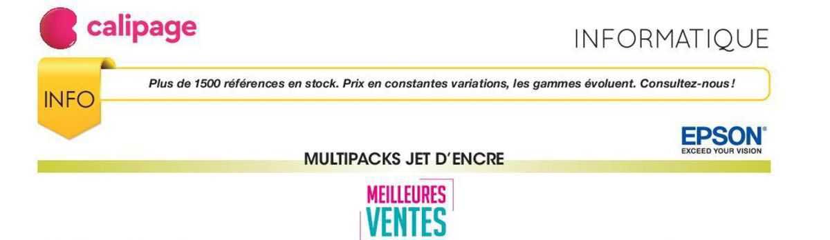 Multipacks Jet D'encre Epson