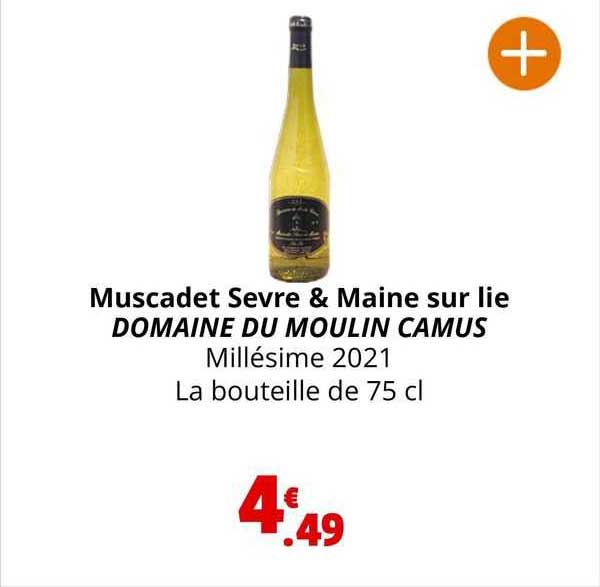 muscadet sevre & maine sur lie domaine du moulin camus