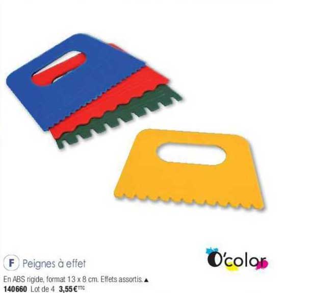 o'color peignes à effet