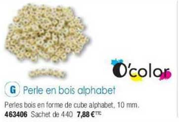 O'color Perle En Bois Alphabet