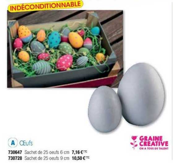 œufs graine créative