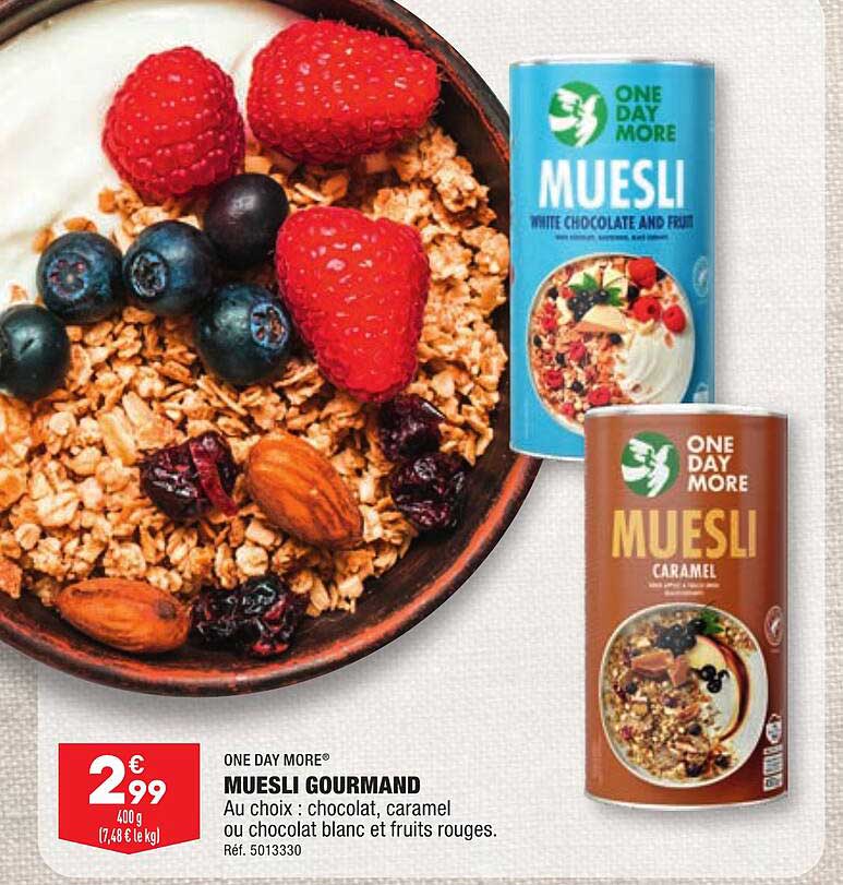 one day more muesli gourmand
