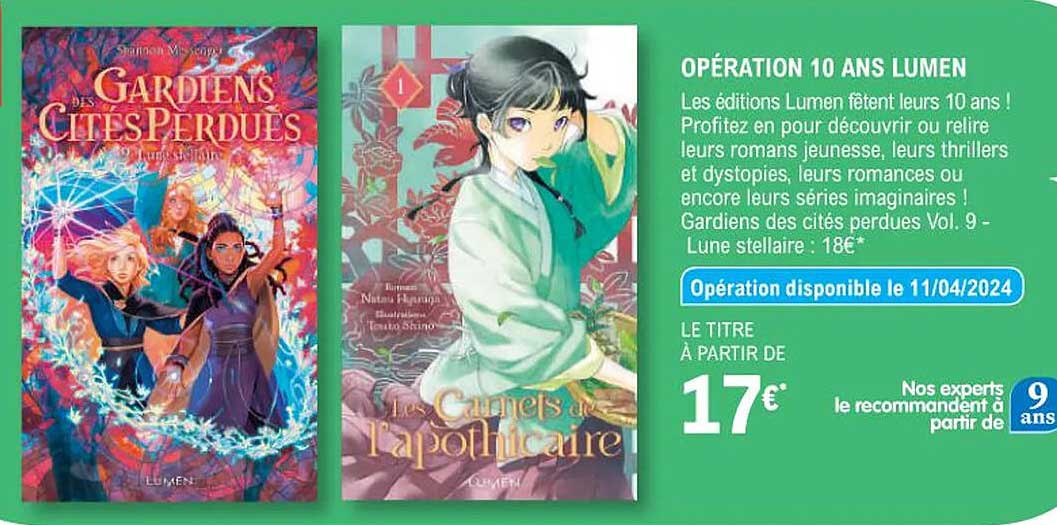 opération 10 ans lumen