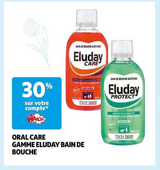 oral care gamme eluday bain de bouche