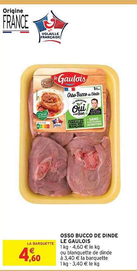 osso bucco de dinde le gaulois