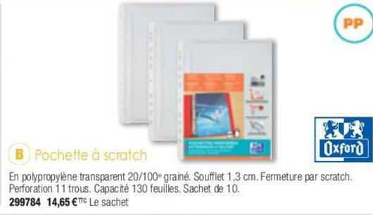 Oxford Pochette à Scratch