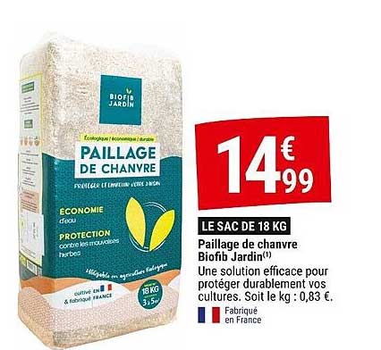 Paillage De Chanvre Biofib Jardin