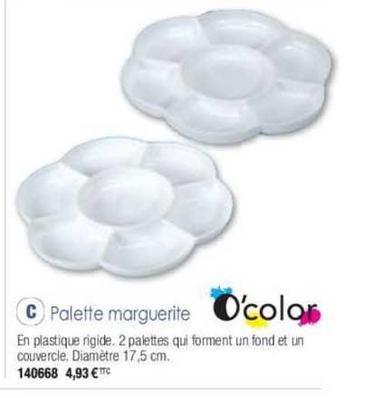 palette marguerite o'color