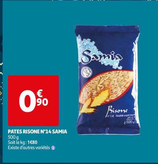pâtes risone n°14 samia