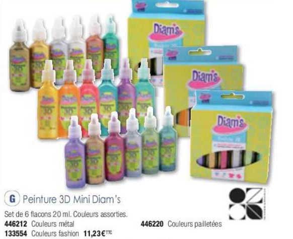 Peinture 3d Mini Diam's