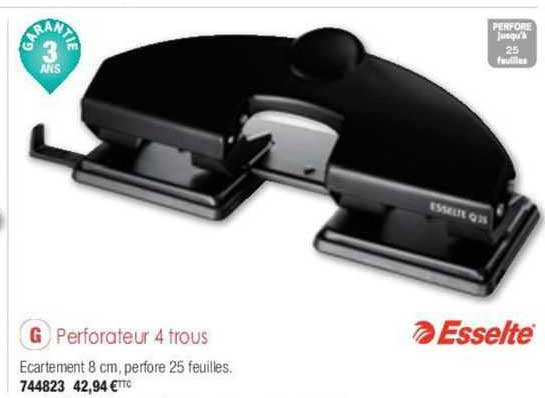 perforateur 4 trous esselte