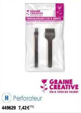 perforateur graine creative