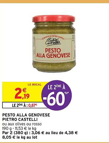 pesto alla genovese pietro castelli