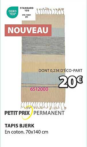 petit prix permanent tapis bjerk