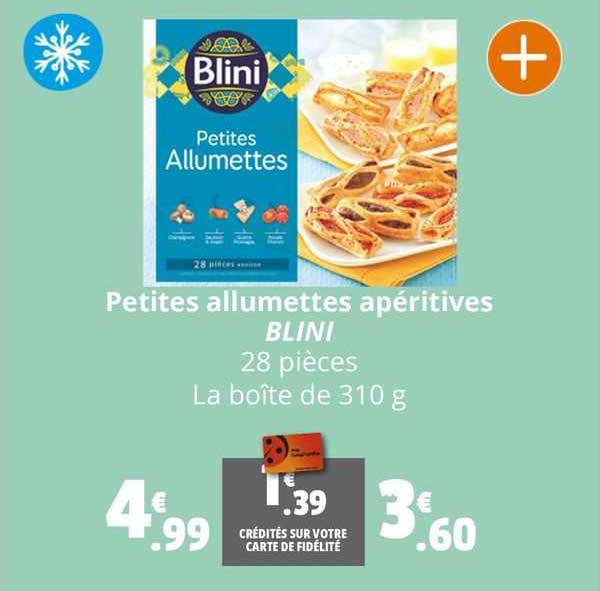 petites allumettes apéritives blini