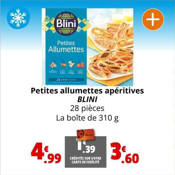 petites allumettes apéritives blini