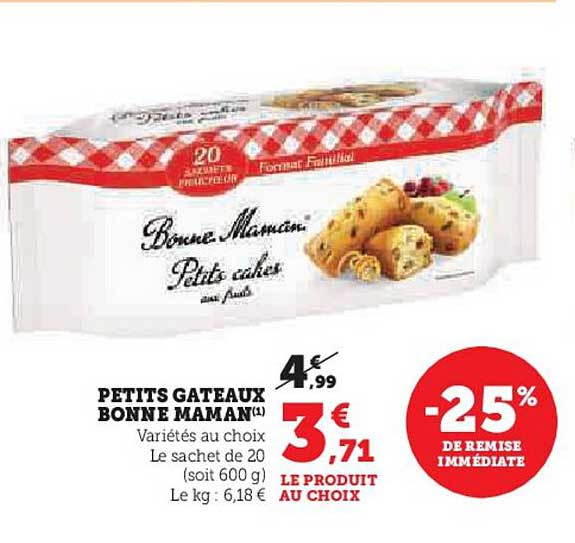 petits gateaux bonne maman