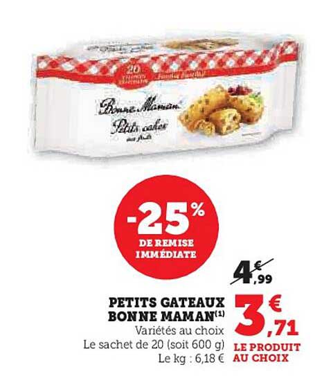 petits gateaux bonne maman