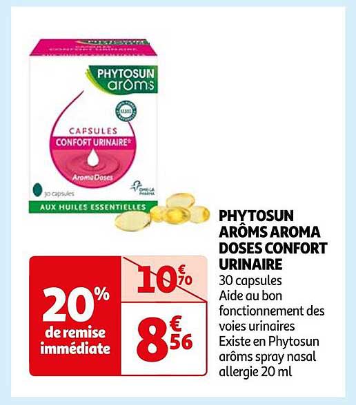 phytosun arôms aroma doses confort urinaire