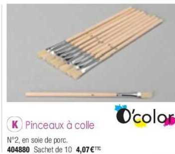 pinceaux à colle o'color