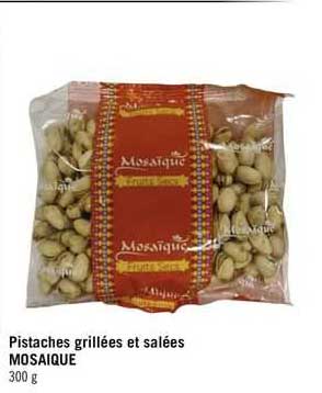 Pistaches Grillées Et Salées Mosaïque