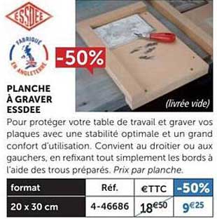 Planche à Graver Essdee