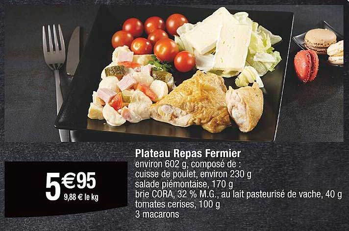 Plateau Repas Fermier