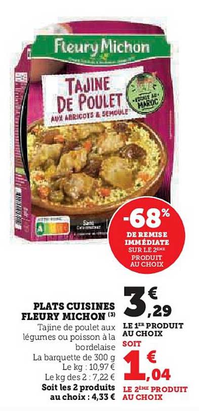 plats cuisines fleury michon